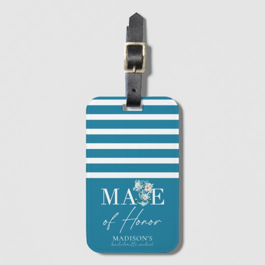 Kruisvaarten vrijgezellenweekend bruidsmeisje bagagelabel (Voorkant (verticaal))