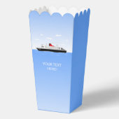 Kruisvaartschip Popcorn Bedankdoosjes (Achterkant)