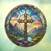 Kruisvenster vastklikken raamsticker (Vel 3)