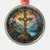 Kruisversiering Metalen Ornament (Voorkant)