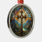Kruisversiering Metalen Ornament (Rechts)