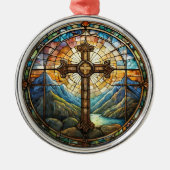 Kruisversiering Metalen Ornament (Voorkant)