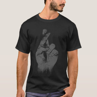 kruisvinger t-shirt