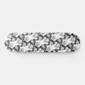 Kruisvormige botten filigree skateboard (Horizontaal)