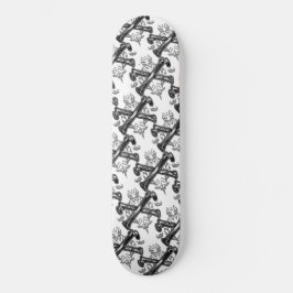 Kruisvormige botten filigree skateboard
