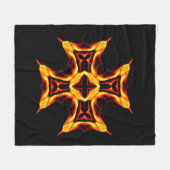 Kruisvuur Fleece Deken (Voorkant (Horizontaal))