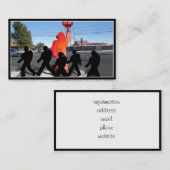 Kruiswacht met Kinderen op straat Visitekaartje (Voorkant / Achterkant)