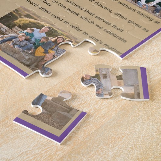  kruiswoord - Jigzaag Puzzle Legpuzzel (Zijkant)