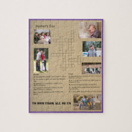  kruiswoord - Jigzaag Puzzle Legpuzzel