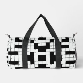 Kruiswoord Puzzel Design Duffel Bag Plunjezak