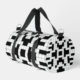 Kruiswoord Puzzel Design Duffel Bag Plunjezak