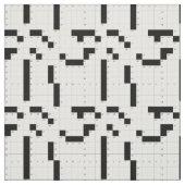 Kruiswoord Puzzle Fabric Print Stof (Swatch)