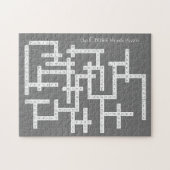 Kruiswoorden Puzzle Semantics Humor Grey Legpuzzel (Horizontaal)