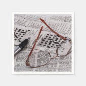 Kruiswoordgenie Servetten (Voorkant)