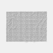 Kruiswoordliefhebbers Fleece Deken (Voorkant (Horizontaal))