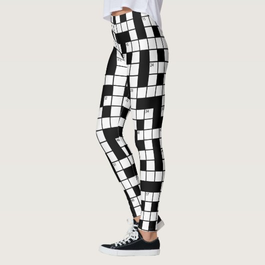 Kruiswoordpatroon Leggings (Links)