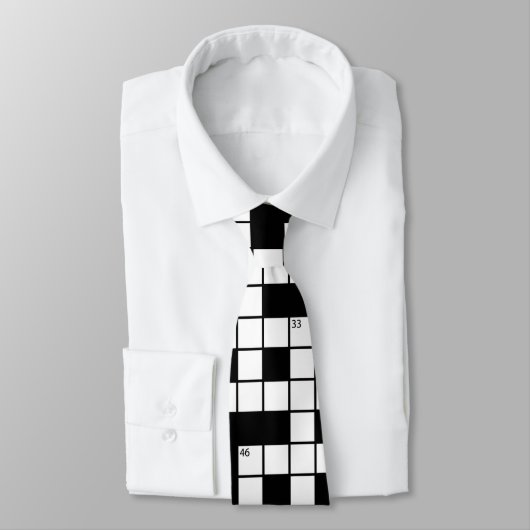 Kruiswoordpatroon Stropdas (Gebonden)