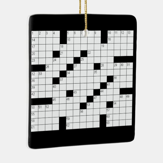 Kruiswoordpuzzel Ornament (Rechts)