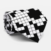 kruiswoordpuzzel stropdas (Opgerold)