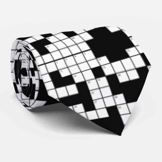 kruiswoordpuzzel stropdas (Opgerold)
