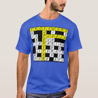 Kruiswoordpuzzel Supergeel hoogtepunt T-shirt