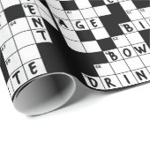 Kruiswoordpuzzel verjaardag cadeaupapier (Rol Hoek)