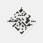 Kruiswoordpuzzel voor verjaardagsfeestje servetten (Hoek)