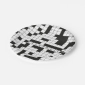 kruiswoordpuzzel voor viering papieren bordje (Gekanteld)