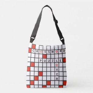 kruiswoordpuzzelliefhebbers crossbody tas