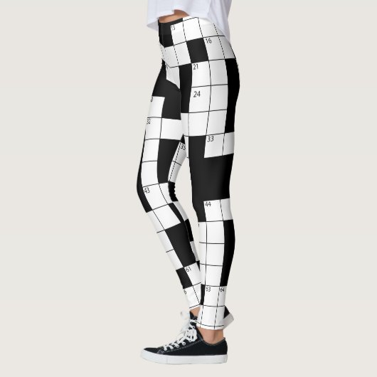Kruiswoordraadsel Leggings (Links)