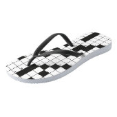 Kruiswoordraadselpatroon Teenslippers (Schuin)