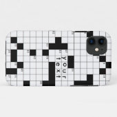 kruiswoordraster Case-Mate iPhone case (Achterkant (horizontaal))