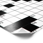 kruiswoordraster foto afdruk (Hoek)