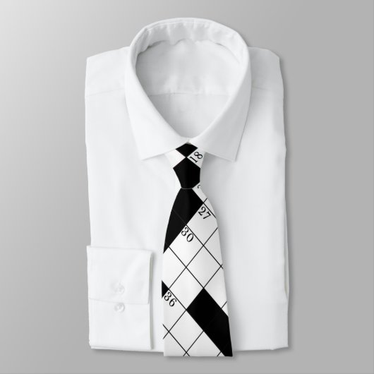 kruiswoordraster stropdas (Gebonden)