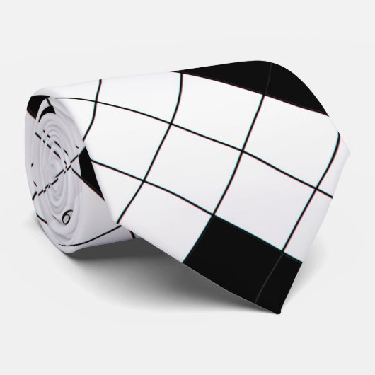 kruiswoordraster stropdas (Opgerold)