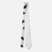 kruiswoordraster stropdas (Achterkant)