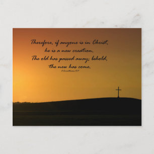 kruiszonsondergang briefkaart