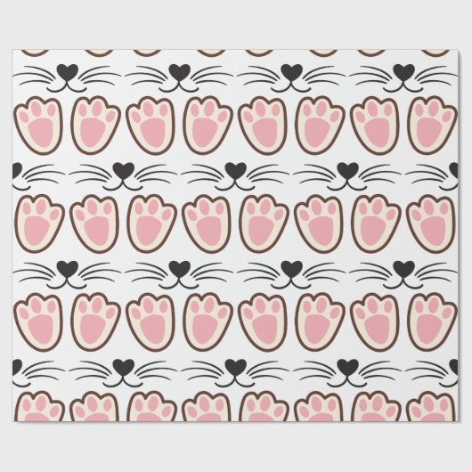 Kruitkattenpoten Cadeaupapier (Vlak)