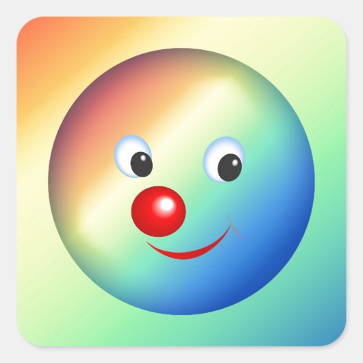 Kruitzijde Vierkante Sticker (Voorkant)