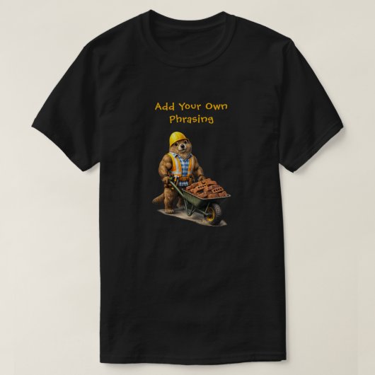 "Kruiwagen" T-shirt (Design voorkant)
