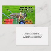 Kruiwagen Tuingereedschap | Gras Visitekaartje (Voorkant / Achterkant)