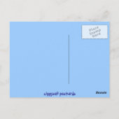 kruiwagens op de achtergrond van het zee briefkaart (Achterkant)