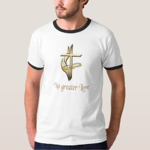 Kruizen heren christelijke T-shirts
