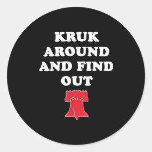 Kruk rond en ontdek het ronde sticker