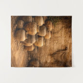 Krukken van klei foto achtergrond wandkleed (Voorkant (horizontaal))