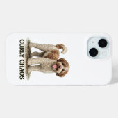 Krul Chaos Lagotto Romagnolo Case-Mate iPhone Case (Achterkant (horizontaal))