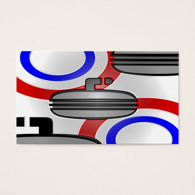 krul plastic wrap visitekaartjes (Voorkant)