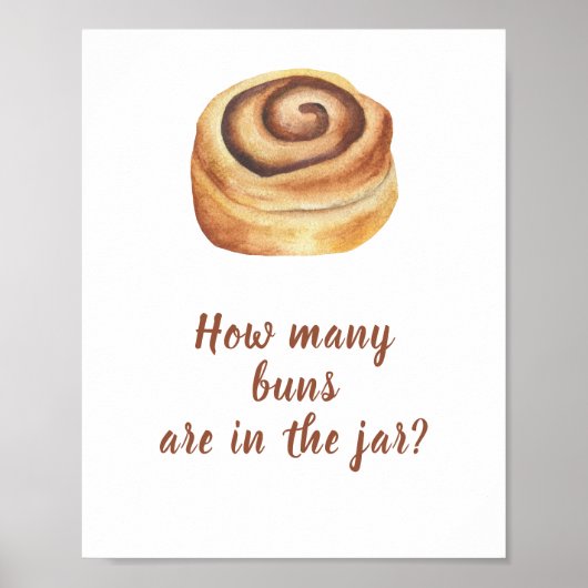 Krulbolletje - Raad hoeveel krulbollen Poster (Voorkant)