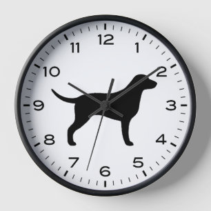 Krulhaar retriever honden silhouet