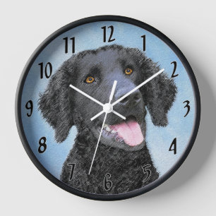 Krulhaarige Retriever Schilderij - Originele Honde